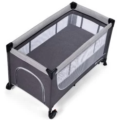 Kinderkraft Leody Grey Campingbed KCLEOD00GRY0000 -Mini Wereld Verkoop kinderkraft leody campingbed 1920x1920 1