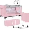 Kinderkraft Leody Pink Campingbed Met Accessoires KCLEOD00PNK00AC -Mini Wereld Verkoop kinderkraft leody pink campingbed met accessoires kcleod00pnk00ac 1920x1920