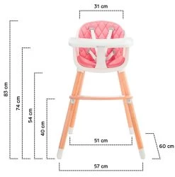 Kinderkraft Sienna Pink 2-in-1 Kinderstoel KKKSIENPNK0000 -Mini Wereld Verkoop kinderkraft sienna pink kinderstoel kkksienpnk0000 10