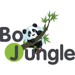 Bo Jungle B-Rocker Taupe Wipstoel 0-18 Kg B700110 -Mini Wereld Verkoop logo bo jungle 2 2