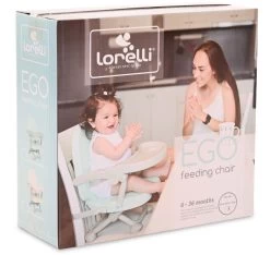 Lorelli Ego Green Inklapbare Stoelverhoger 1010048-0001 -Mini Wereld Verkoop lorelli ego beige kinderstoel 1010048 0002 8 1