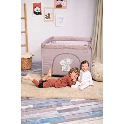 Lorelli Game Zone Cool Grey Pandas Inklapbare Box 1008014-2362 -Mini Wereld Verkoop lorelli game zone inklapbare box sfeer 1