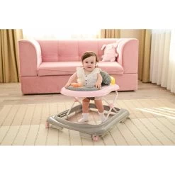 Lorelli My Buggy Bubblegum Loopstoeltje 1012042-0017 -Mini Wereld Verkoop lorelli my buggy loopstoeltje sfeer 1 2