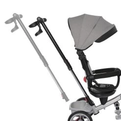 Lorelli Revel Grey Driewieler 1005063-0001 -Mini Wereld Verkoop lorelli revel pink grunge driewieler 16 1