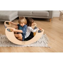 Luna Toys Kleuren Houten Schommelstoel / Rocker LU-36905 -Mini Wereld Verkoop luna toys naturel houten schommelstoel rocker lu 36899 3 1