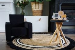 Ding Jamie Velvet Roze Kinderfauteuil DI-34206 -Mini Wereld Verkoop mamaloes ding jamie 12 2