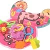 Eco Toys Jungle Roze Giraffe Buiktrainer HC355413 -Mini Wereld Verkoop mamaloes eco toys jungle giraffe buiktrainer hc355413