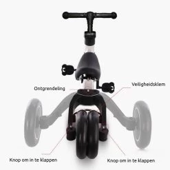 Eco Toys Geel 4-in-1 Loopfiets HC492494 -Mini Wereld Verkoop mamaloes eco toys rood 2 in 1 loopfiets hc492494 2 1