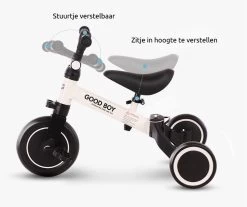 Eco Toys Wit 4-in-1 Loopfiets HC492494 -Mini Wereld Verkoop mamaloes eco toys wit 2 in 1 loopfiets hc492494 2