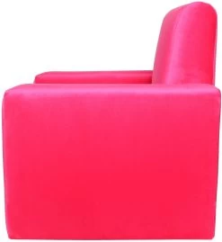 Ding Jamie Velvet Roze Kinderfauteuil DI-34206 -Mini Wereld Verkoop mamaloes kinderfauteuil velvet roze 02k