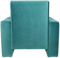 Ding Jamie Velvet Petrol Kinderfauteuil DI-34205 -Mini Wereld Verkoop mamaloes kinderfauteuil velvet turquoise 03k