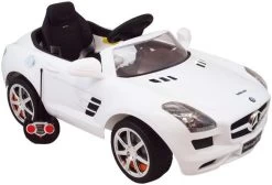 Eco Toys Mercedes SLS Wit Elektrische Kinderauto CLB-681r -Mini Wereld Verkoop mercedes wit 1