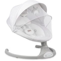 Momi Lami Light Grey Elektrische Babyschommel BULE00023 -Mini Wereld Verkoop momi lami light grey elektrische babyschommel bule00023.3