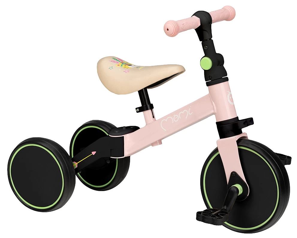 Momi Loris Pink 4-in-1 Ride-On Loopfiets ROBI00039 3 Momi Loris Pink 4-in-1 Ride-On Loopfiets ROBI00039
