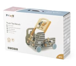 PolarB Houten Gereedschap Truck Loopwagen 44066 -Mini Wereld Verkoop polarb houten gereedschap truck loopwagen 44066 6