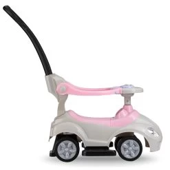 QKids Lolo Pink 2-in-1 Ride-on Loopauto QKIDS00006 -Mini Wereld Verkoop qkids lolo pink 2 in 1 ride on loopauto qkids00006 2