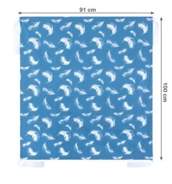 Sevibaby Blue Feathers Baby Hangmatje 576-91 -Mini Wereld Verkoop sevibaby blue feathers baby hangmatje 2