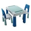 Tega Baby Teggi Turquoise/Navy/Grey Multifun 3-in-1 Tafel Met Twee Stoeltjes TI-011-173 -Mini Wereld Verkoop teggi turquoise navy grey set