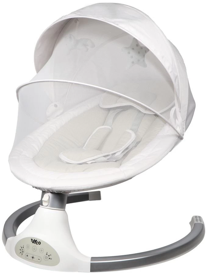 Tryco Hugg Silver/White Swing Babyschommel TR-282702 4 Tryco Hugg Silver/White Swing Babyschommel TR-282702 - Afbeelding 2