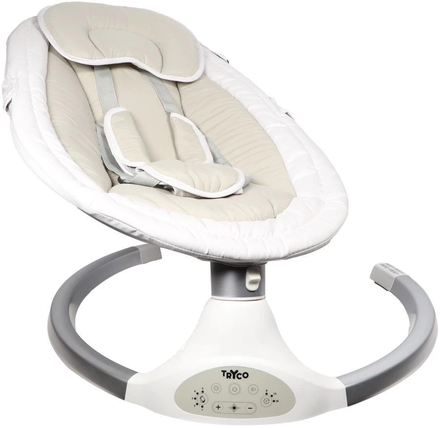 Tryco Hugg Silver/White Swing Babyschommel TR-282702 9 Tryco Hugg Silver/White Swing Babyschommel TR-282702 - Afbeelding 7