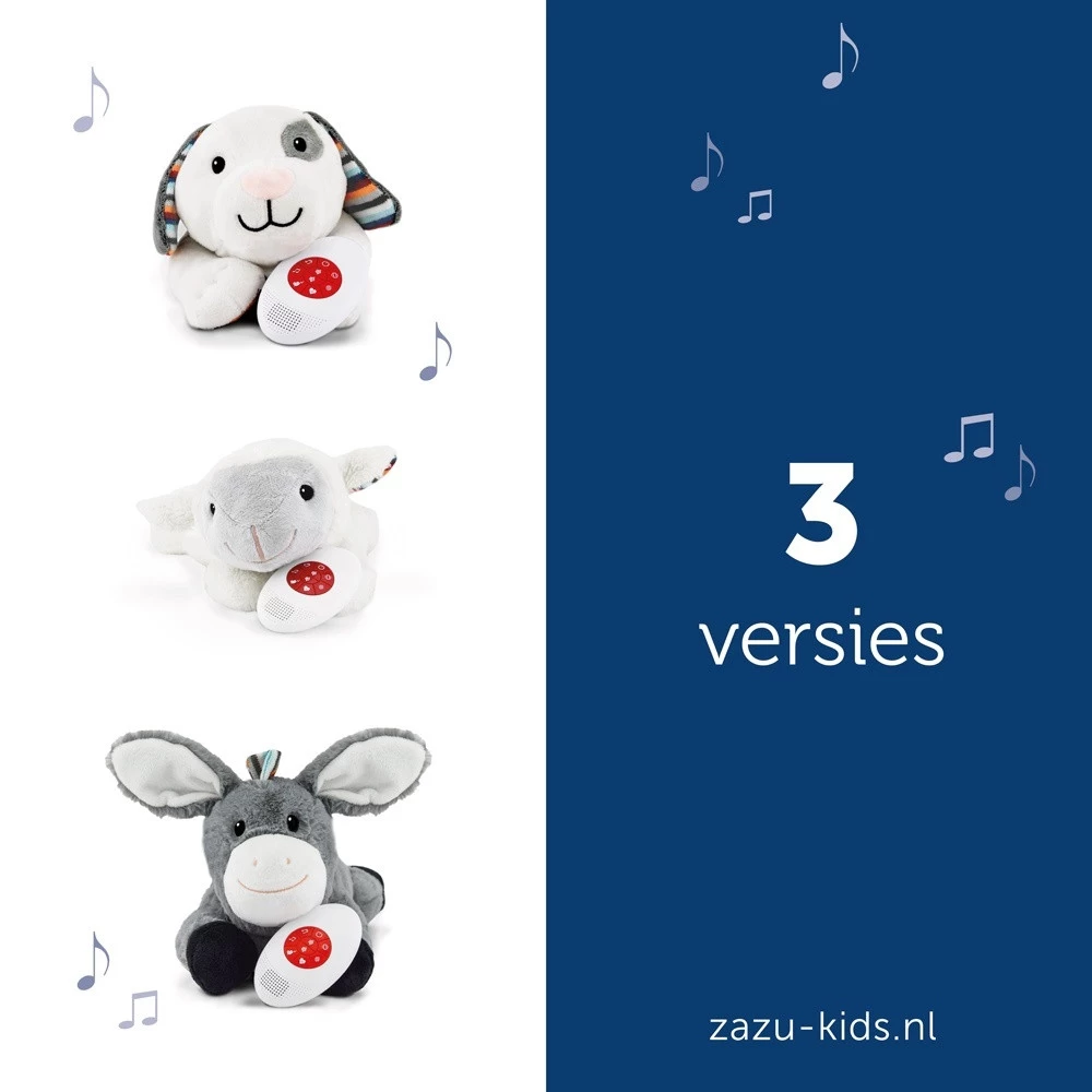 Zazu Don De Ezel Heartbeat Knuffel Met Geluid Za-Don-01 - Afbeelding 12