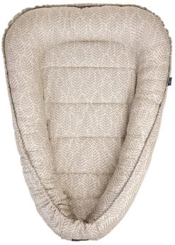 Zaffiro Beige Leaves Babynest 0978