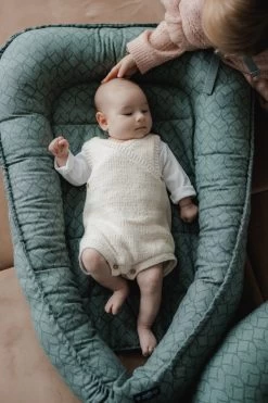 Zaffiro Beige Leaves Babynest 0978 -Mini Wereld Verkoop zaffiro beige leaves babynest 0978 1 1